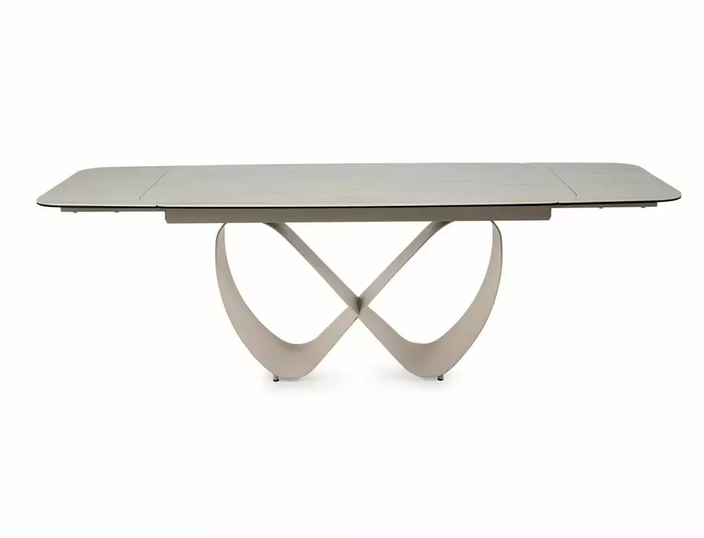 Стол обеденный SIGNAL INFINITY Ceramic бежевый травертин/кашемир 160-240/95