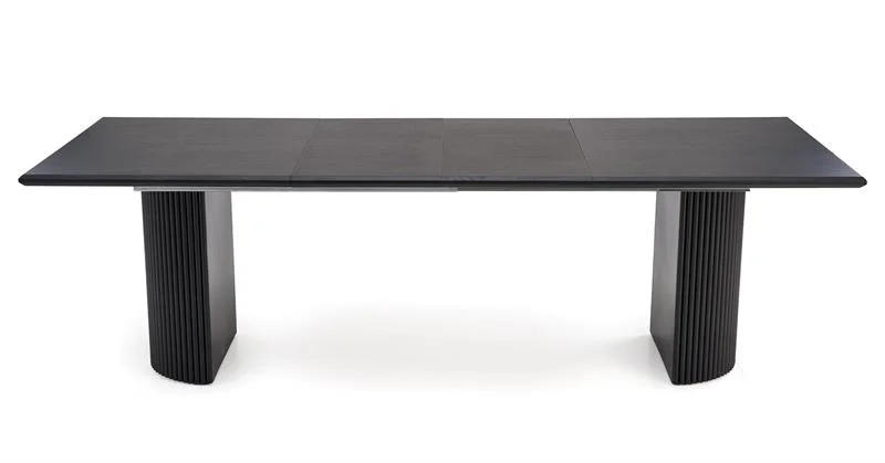 Стол обеденный HALMAR BOLERO черный дуб/черный 160-250/90