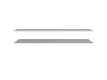 Комплект полок для шкафа SZF 2D/75 (2 шт) POL/75/56