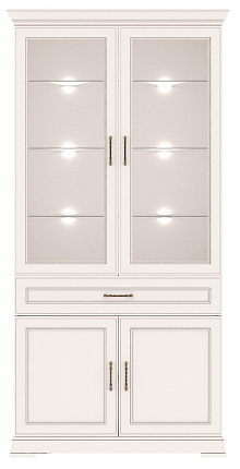 Шкаф с подсветкой  Florencia REG2W2D1S