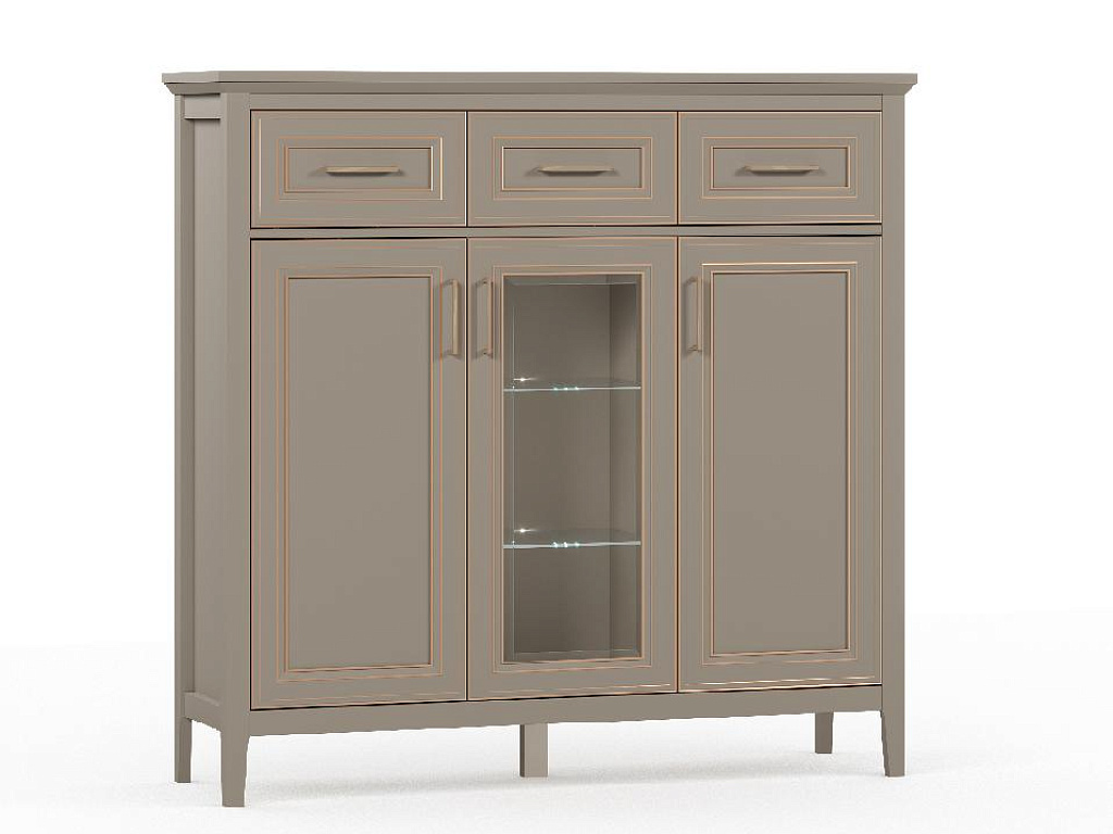 Тумба с подсветкой  Classic KOM1W2D3S