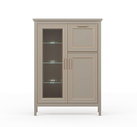 Тумба с подсветкой  Classic KOM1W1D1B