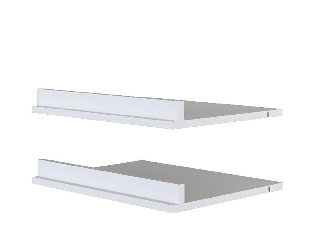 Комплект полок для обуви для шкафа REG 1D/50 (2 шт)  Mobi POLB/50