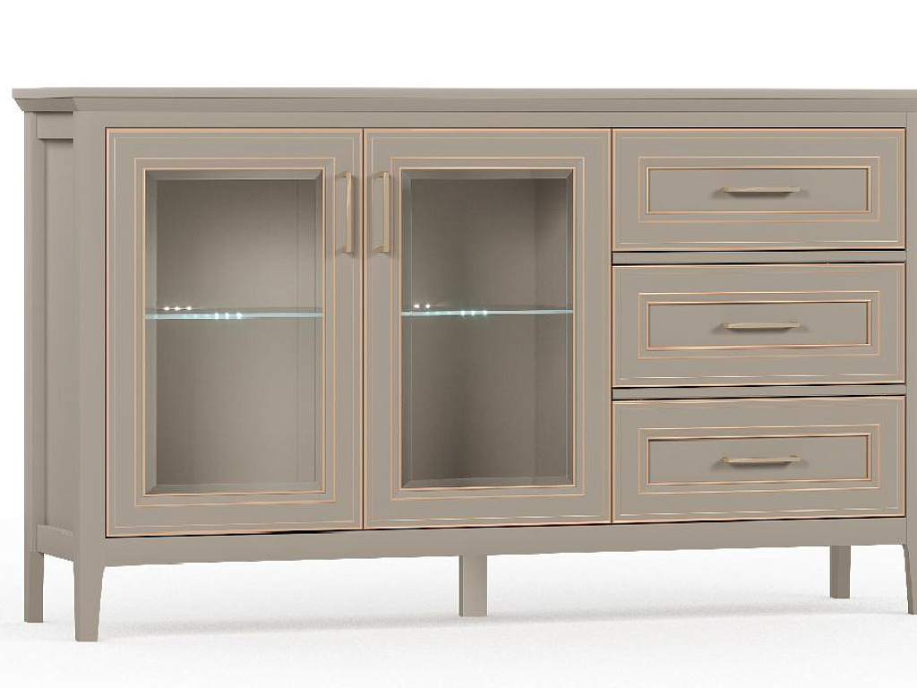 Тумба с подсветкой  Classic KOM2W3S