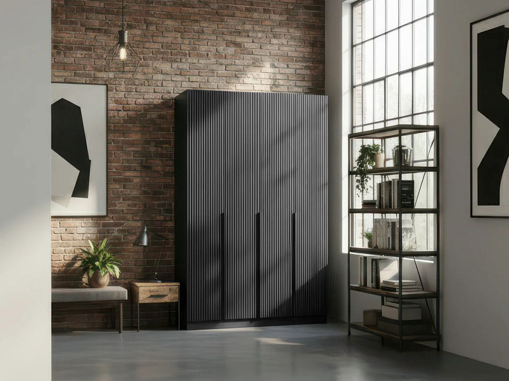 Шкаф (Графит)  Mobi SZF4D