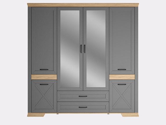 Шкаф  Marselle Дымчатый алмаз SZF6D2S