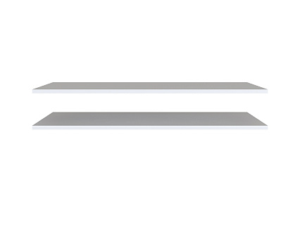 Комплект полок для шкафа SZF 2D/100 (2 шт) POL/100/56